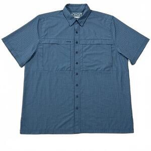 GameGuard Mens Blue TekCheck Short Sleeve Shirt Size 2X